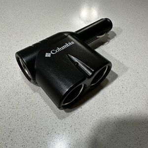 Columbia 3 Way Black Car Charger 12 Volts